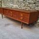 Low teak sideboard 200cm