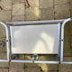 Coat rack aluminum 1970s