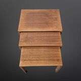Set of 3 mid-century nesting tables by Wilhelm Renz, Germany 1960s