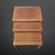 Set of 3 mid-century nesting tables by Wilhelm Renz, Germany 1960s