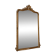 Large antique Louis XV style mirror in gilded wood.