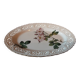 Barbotine style porcelain dish