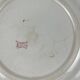 Round plate KG Lunéville "Fontainebleau", pink, late 19th century, ironstone