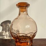 Pink glass liqueur decanter