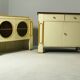 Armoire de cuisine rondocubiste, République tchèque, années 1920