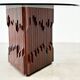 Luciano Frigerio sculptural wooden Barium dining table
