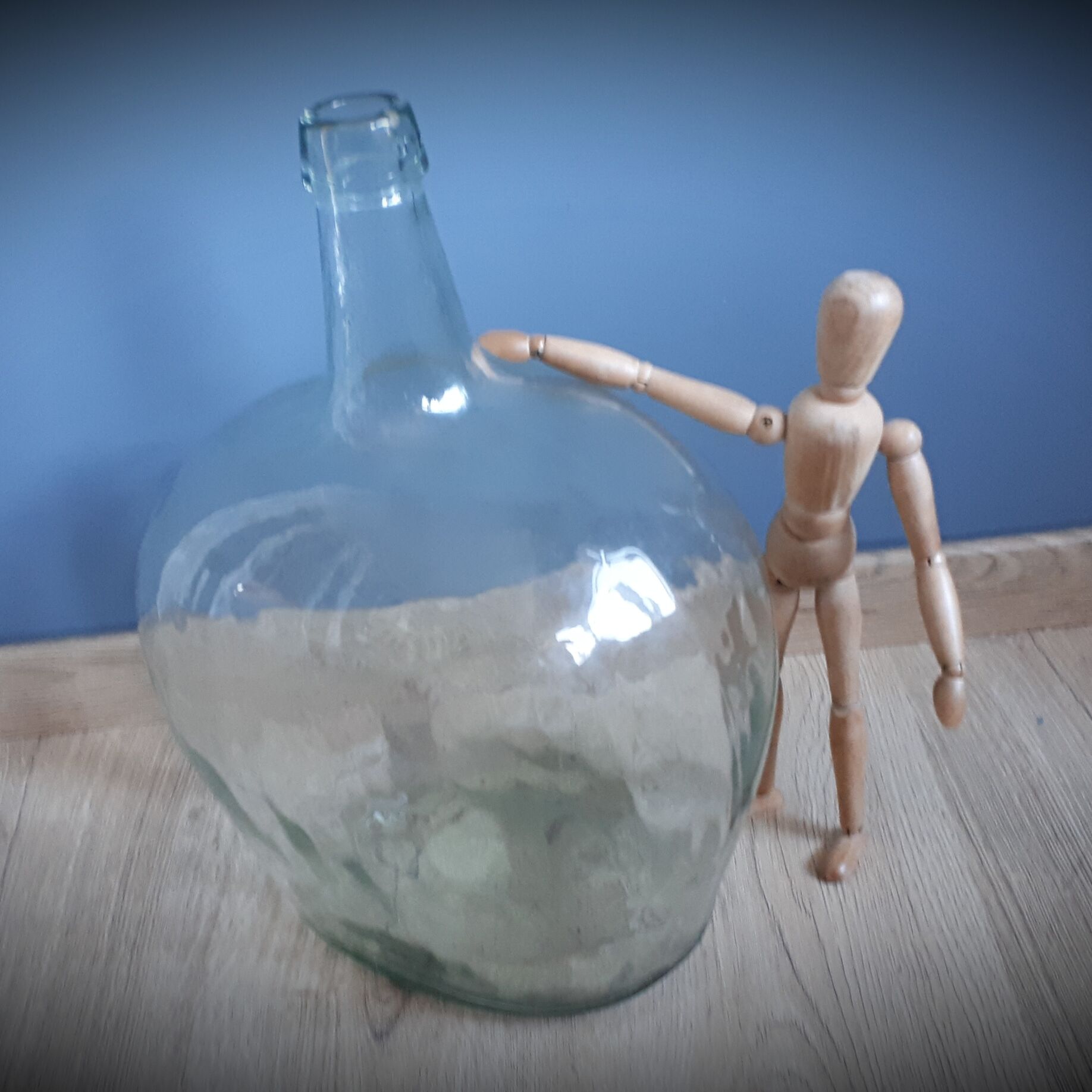Demijohn 10 L oval transparent
