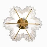 Glass Ceiling Lamp Orrefors Carl Fagerlund