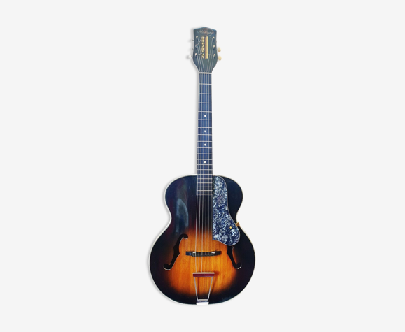 Guitare archtop ancienne Harmony broadway h954 - usa 1955