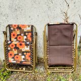Pair of Lafuma Vintage recliner chairs