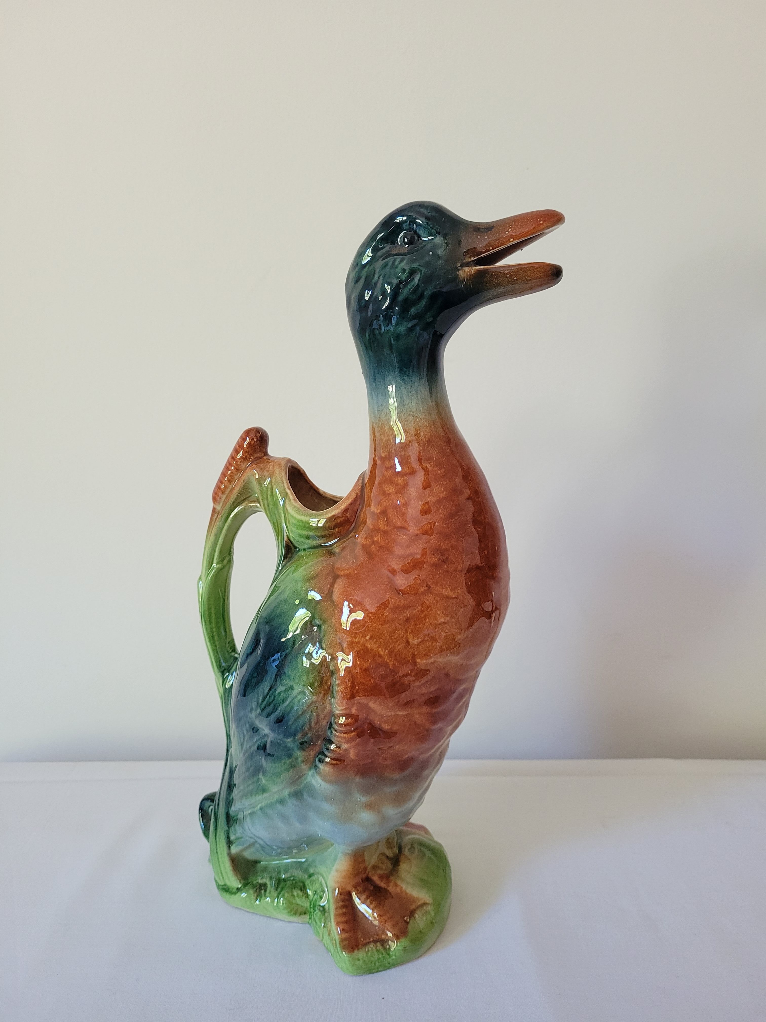 Zoomorphic pitcher duck Saint Clément