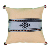Moroccan yellow and gray Berber cushion