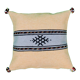 Moroccan yellow and grey Berber cushion