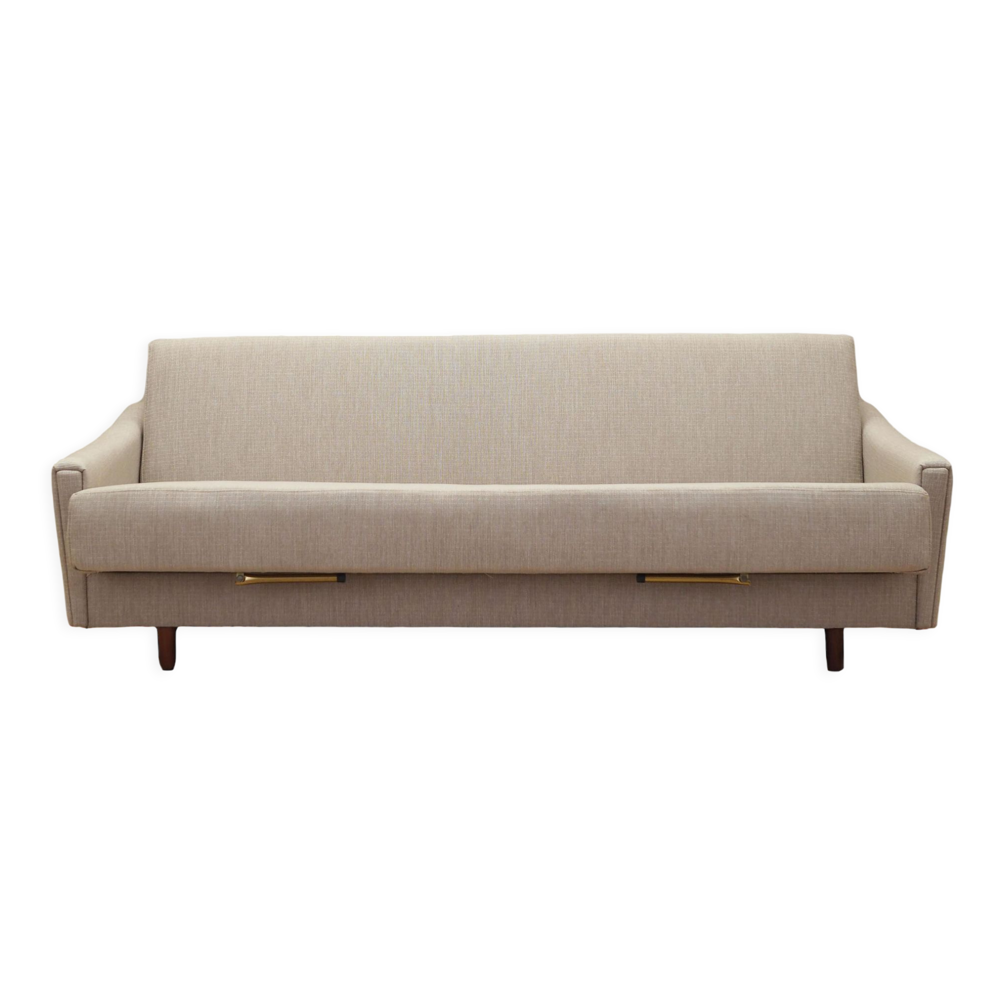 Beige sofa bed, Danish design, 1970s, production: Denmark
