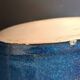 Blue stoneware jug La Combe du Lac Lamoura