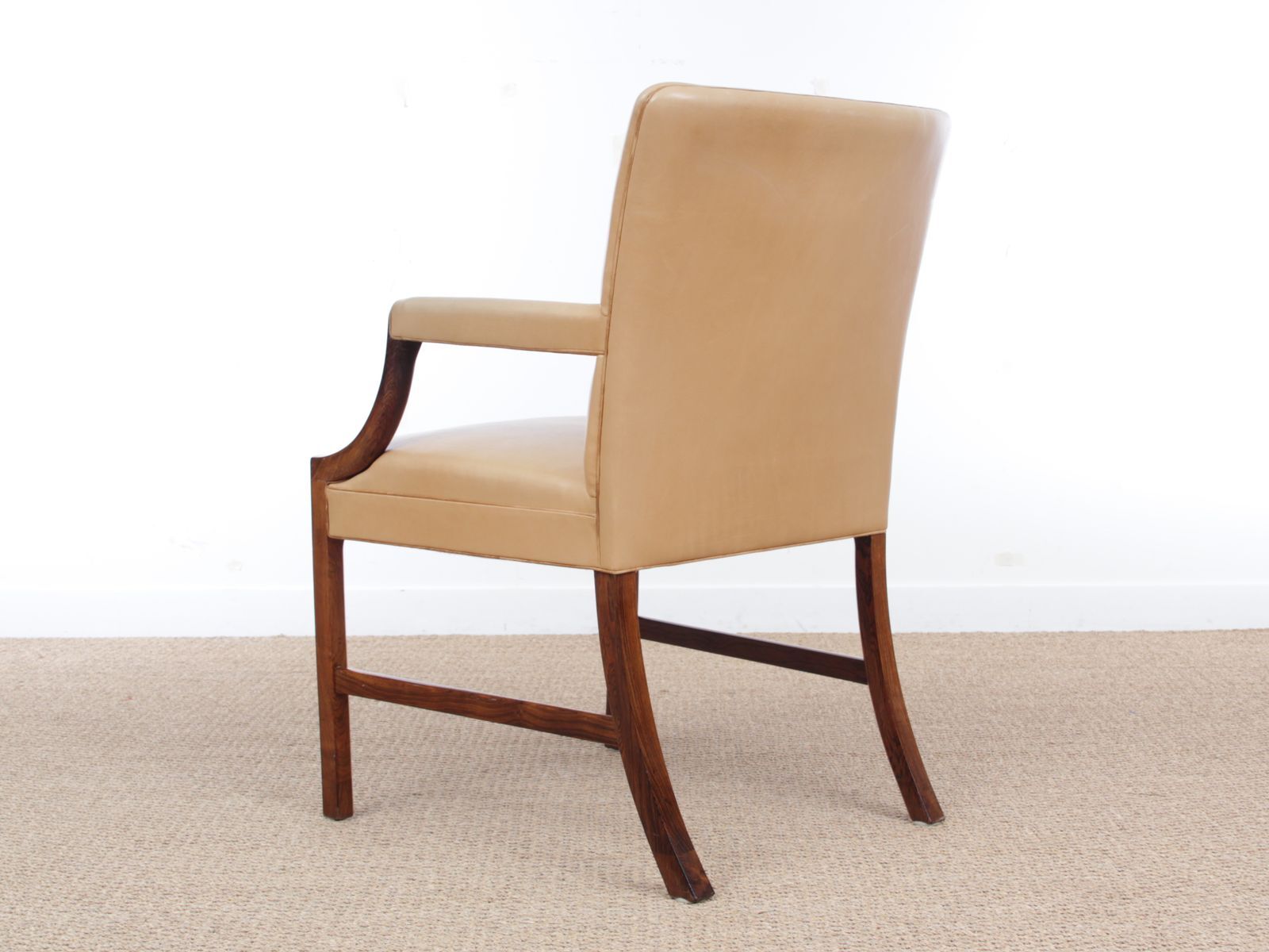 Fauteuil  par Ole Wanscher pour A.J. Iversen Iversen