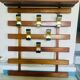 Vintage wall coat rack hooks circa