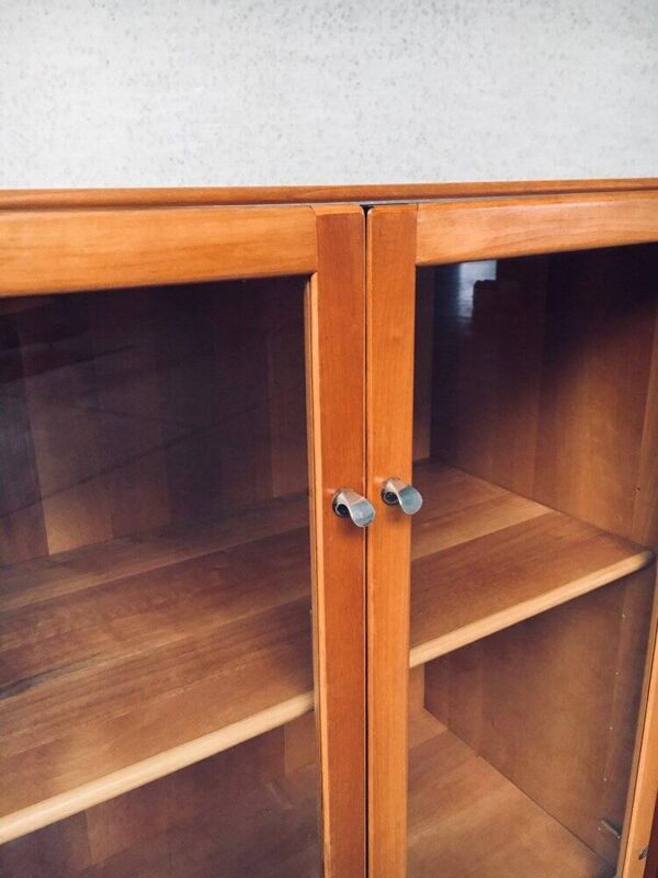 Torcello Series Display Cabinet Set by Afra & Tobia Scarpa for Stildomus, Italy, 1980s, Set of 2