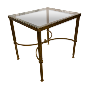 Table d'appoint en verre