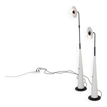 Paire de lampes sur pied “Club 1095” par Giuseppe Ramella pour Arteluce