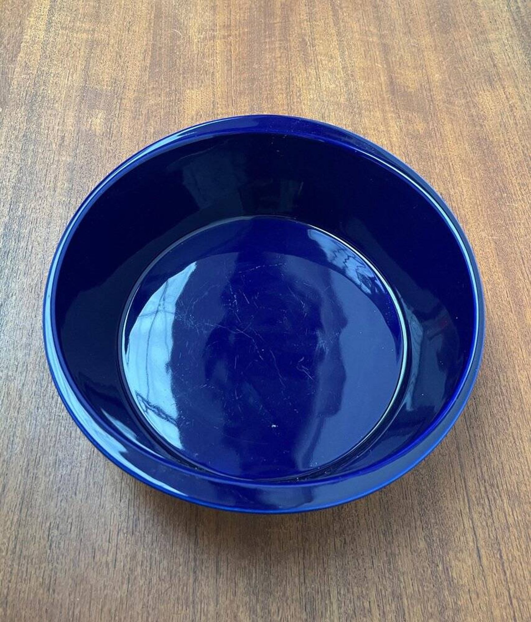 Dark blue ceramic vintage German bowl Lukull by Schönwald