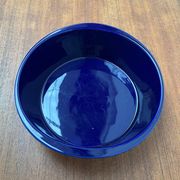 Dark blue ceramic vintage German bowl Lukull by Schönwald