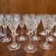 12 glasses of wine cooked Saint Louis model Chantilly