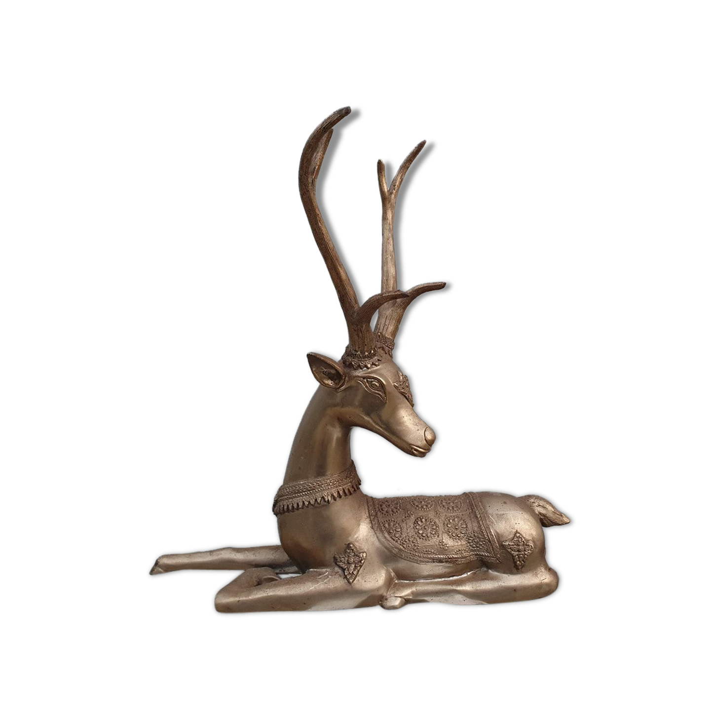 Large Animal Sculpture in Brass