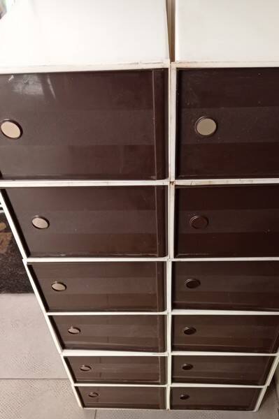 Meuble 12 casiers Prisunic 1970