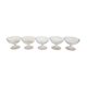 5 champagne glasses engraved in crystal