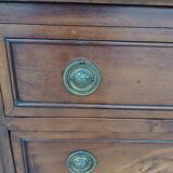 Louis XVI chest of drawers in walnut, 19th century