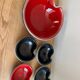 Vintage ceramic service by Fernand Elchinger