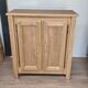 Old solid blond oak sideboard