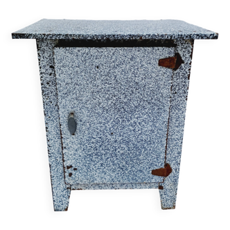 Meuble émaillé à une porte
