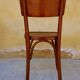 Série de 4 chaises bistrot vintage par Mahieu