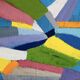 Abstract painting with knife oil