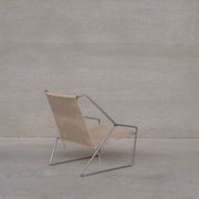 Paire de fauteuils en acier danois du milieu du siècle par Henning Flok