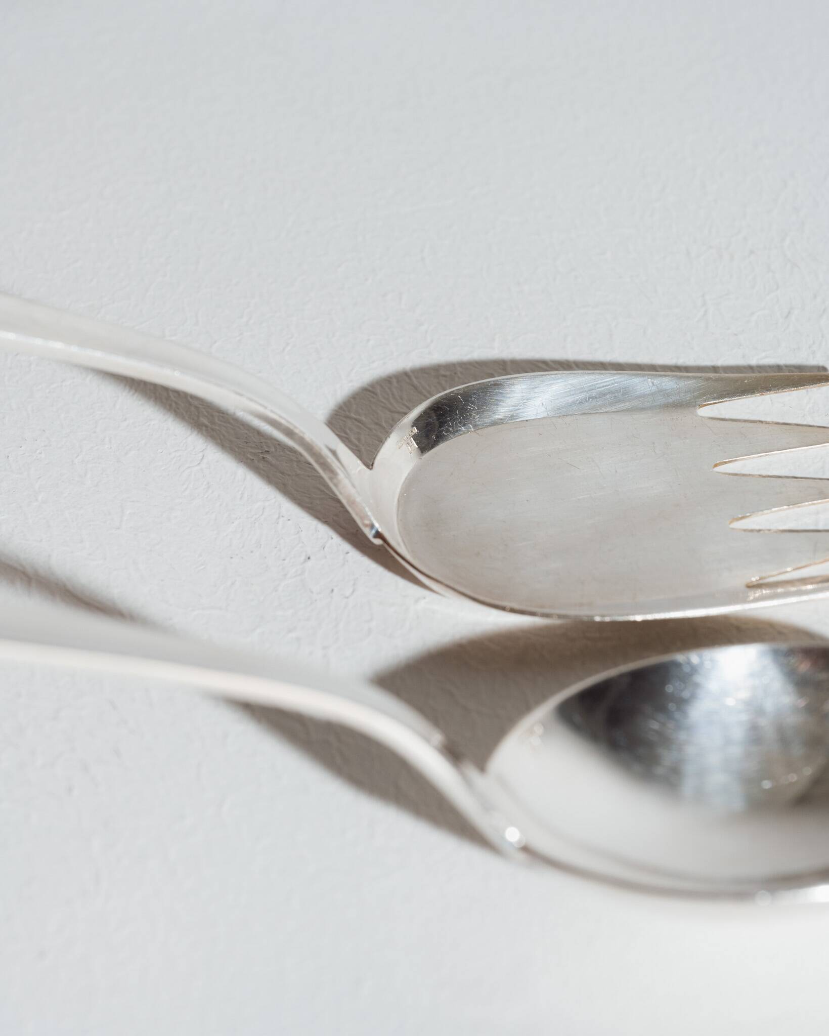 ORLY METAL SERVING CUTLERY, CHRISTOFLE, 1970s