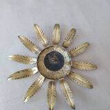 Vintage sun ceiling light