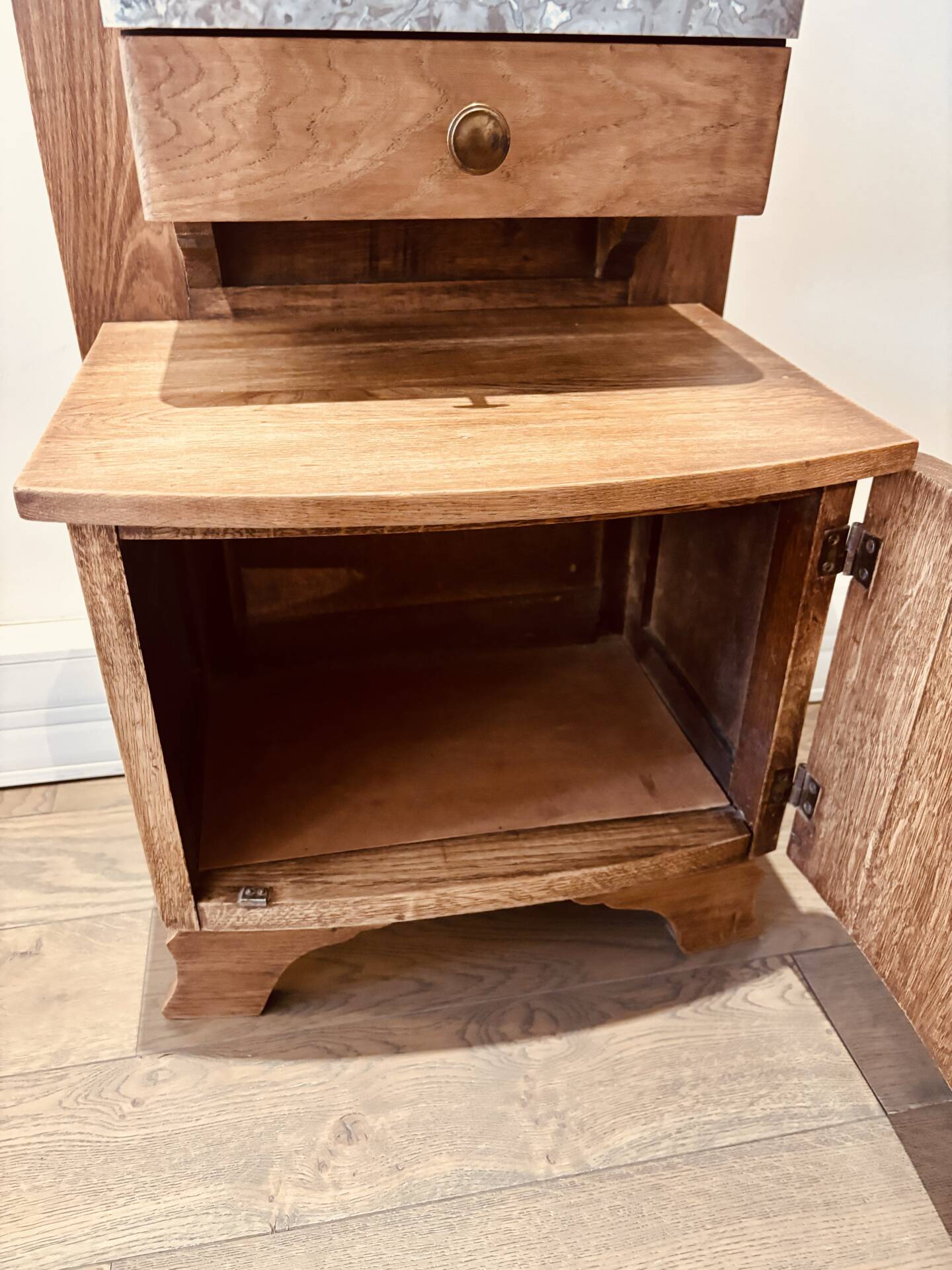 Antique Art Deco bedside table