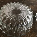 Ensemble de deux coupelles en verre