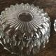 Set of two glass bowls
