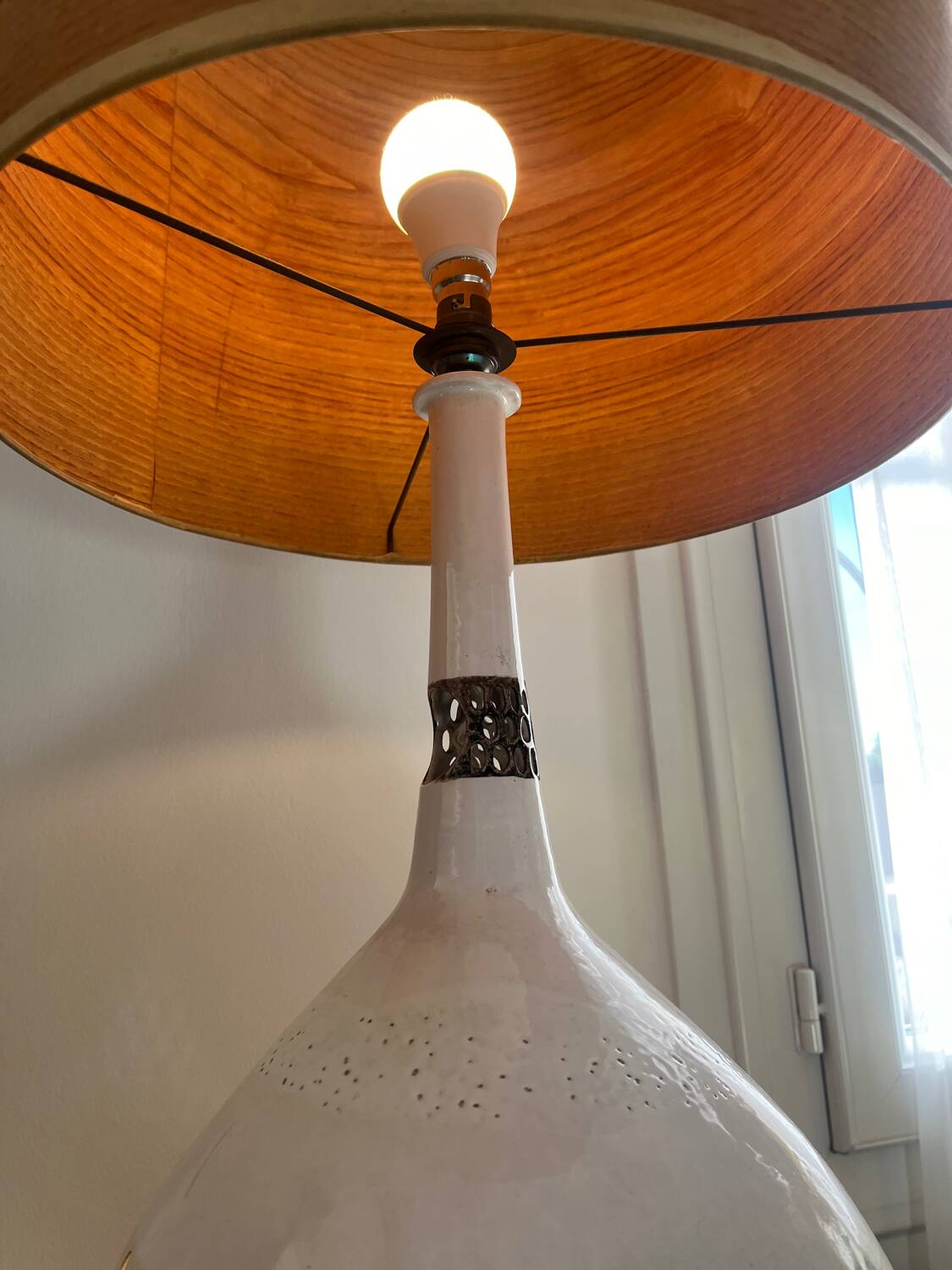 Ceramic lamp G. Pelletier 1960