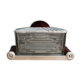 Butter maker and its art deco tray