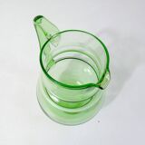 ancien service 10 verres à eau et carafe en verre soufflé