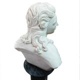 Marble bust of a woman, 20th century