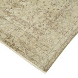 Tapis beige turc unique en son genre noué à la main 198 cm x 294 cm