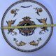 Decorative plate in Gien earthenware in Italian Renaissance style.