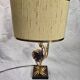Lamp with amethyst inlay "Lucifer" by Willi Daro