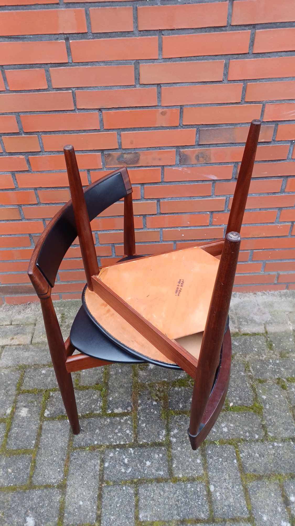 2 x Hans Olsen chairs for Frem Røjle, Denmark, Set de Lux, 1960s